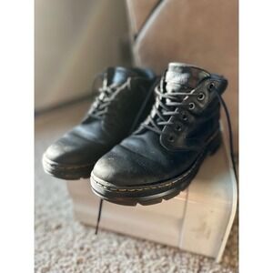 Dr. Martens Leather Ankle Boots Air‎ Wair  Lace up Black 6 Men - 7 Woman